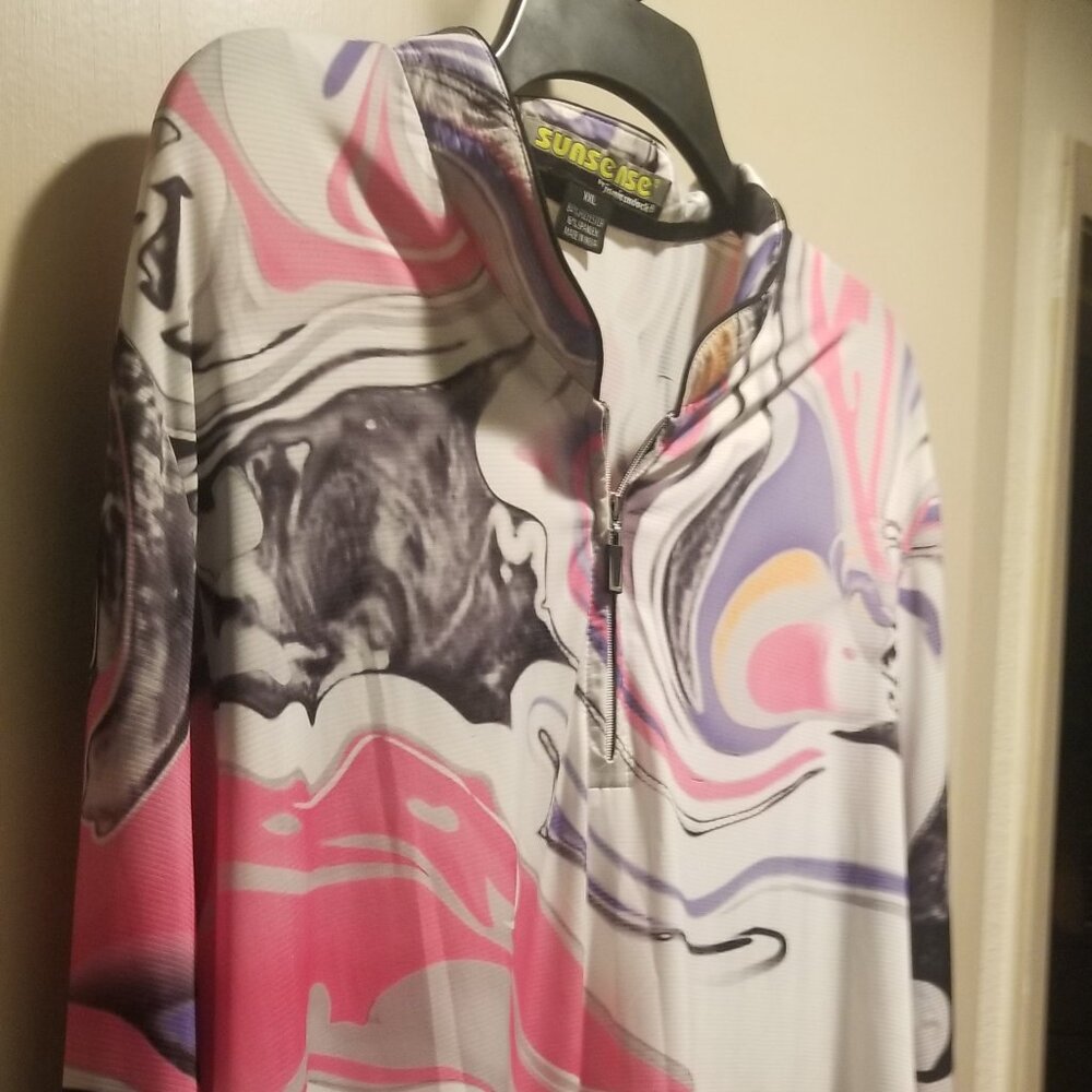 Jamie Sadock golf shirt womens sunsense long sleeve XXL